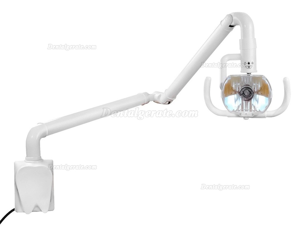 50W Dentalleuchte zur Wandmontage, Kaltlicht/Schattenfreie OP-Untersuchungsleuchte
